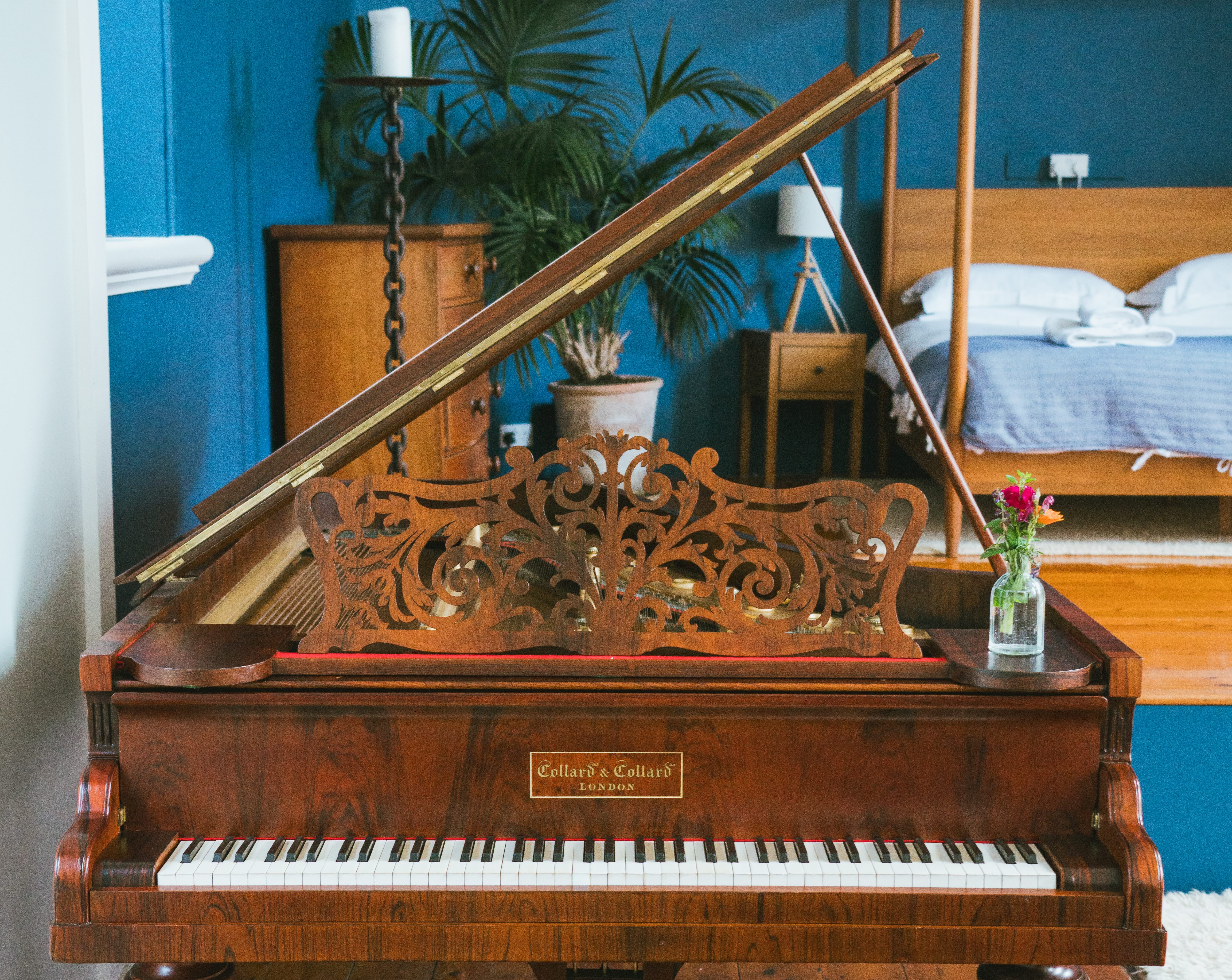 Piano in the Music Room